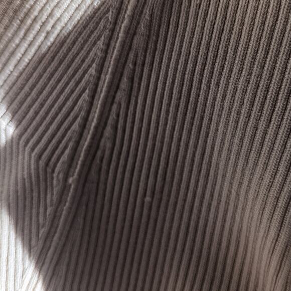 Jonathan Simkhai Abia Cream Ribbed Sweetheart Crop Top L - Picture 5 of 7